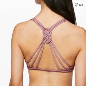 Lululemon Love Knot Bra Antique Mauve 6